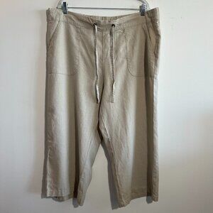 Naturals d&co beige Linen Blend pant